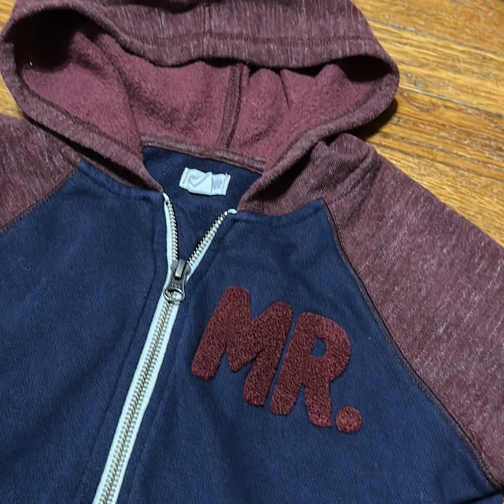 Gymboree Boys “Mr” Hoodie, Sz Small (5/6)